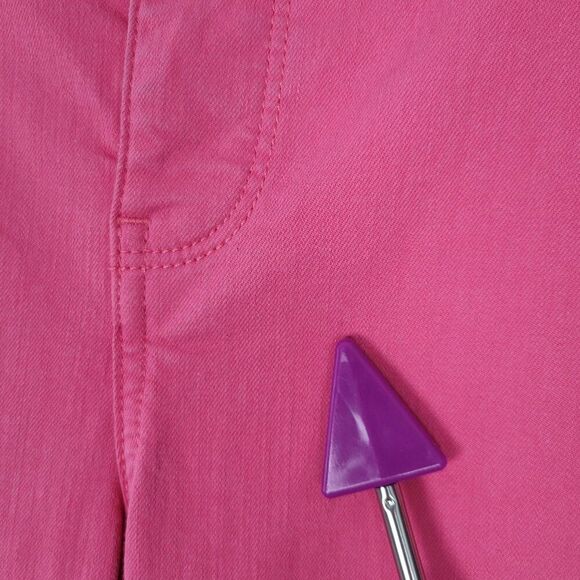 NYDJ Marilyn Straight Ankle Jeans Stretch Pink Peony Size 18W - Picture 11 of 15